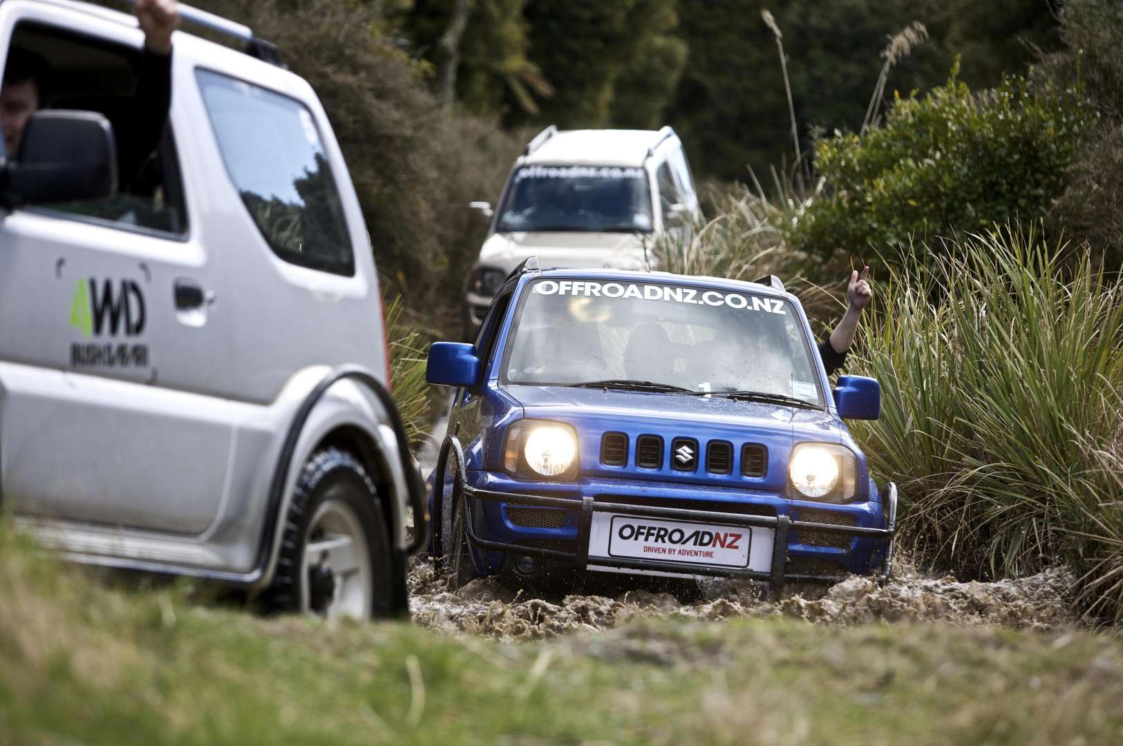 Unique 4x4 terrain in New Zealand